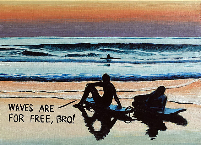 Waves are for free, bro!, 2024