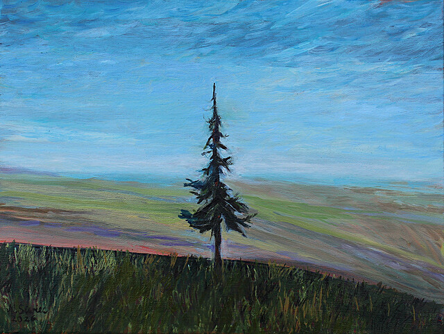 Pejzaż ze świerkiem, 2026