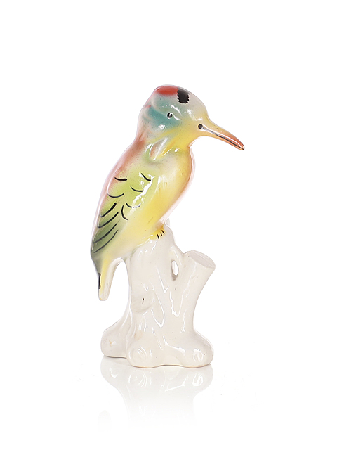 Figurka "Dzięcioł", Wytwórnia Wyrobów Ceramicznych „Steatyt”