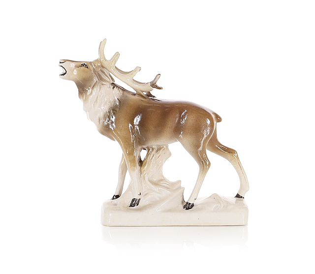 Figurka "Jeleń", Wytwórnia Wyrobów Ceramicznych „Steatyt”