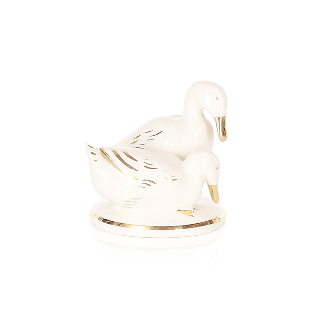 Figurka "Dwie gęsi", Wytwórnia Wyrobów Ceramicznych „Steatyt”