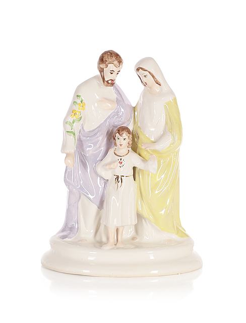 Figurka "Święta rodzina", Wytwórnia Wyrobów Ceramicznych „Steatyt”