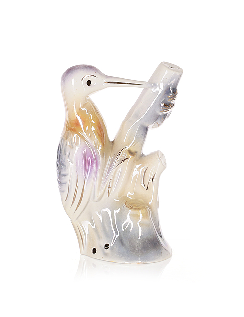 Lampka-pochłaniacz dymu "Ptak na gałęzi", Wytwórnia Wyrobów Ceramicznych „Steatyt”