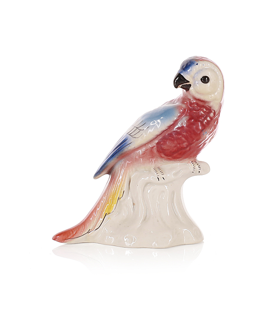 Figurka "Papużka falista", Wytwórnia Wyrobów Ceramicznych „Steatyt”