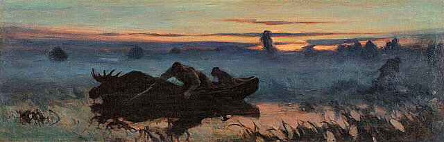 Po polowaniu, ok. 1907