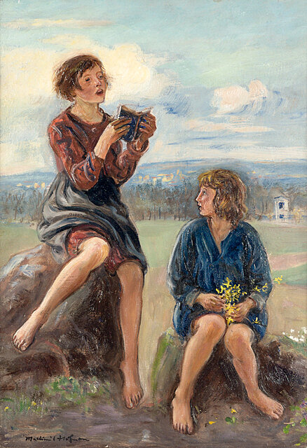 Dziewczyny na łące