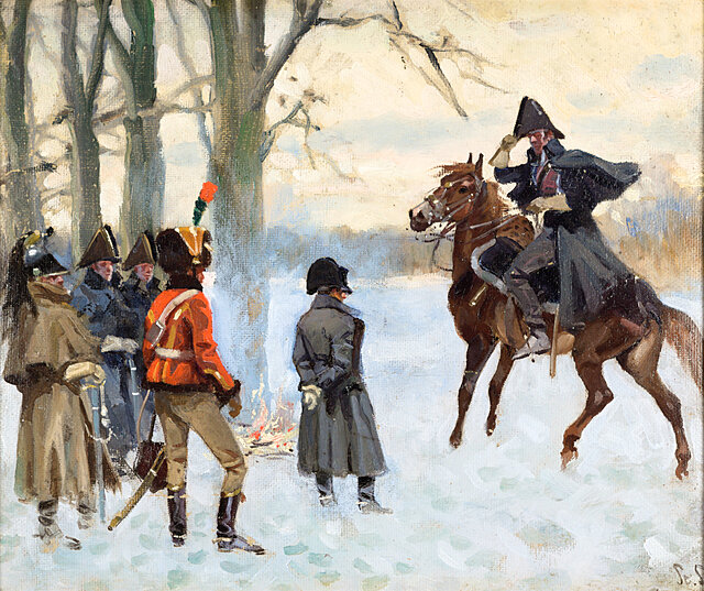 Meldunek - scena z Napoleonem