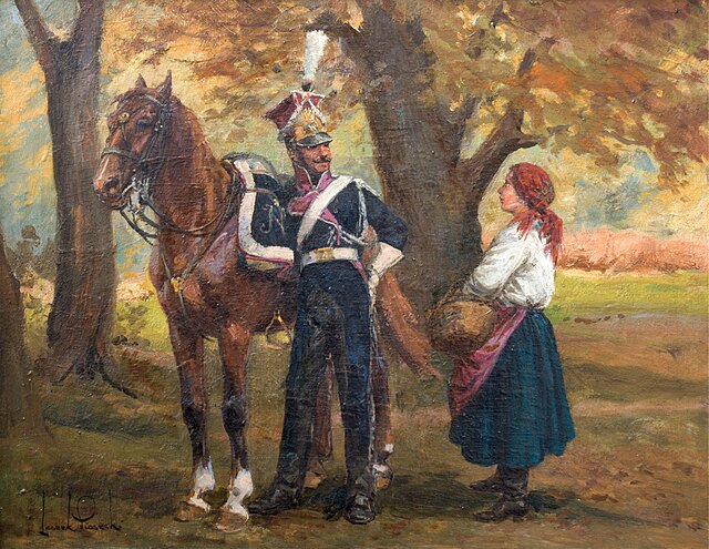 Szwoleżer z dziewczyną