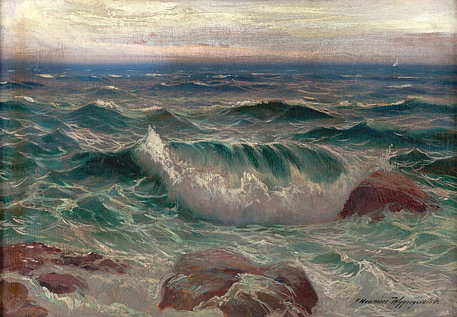 Wzburzone morze, lata 30. XX