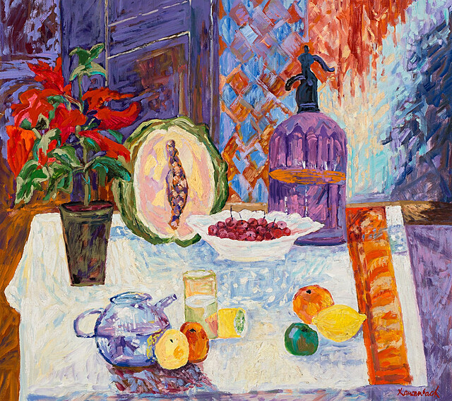 Martwa natura. Dynia i syfon, 1996