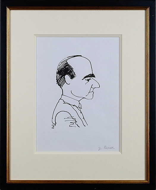 Portret aktora Jana Peszka