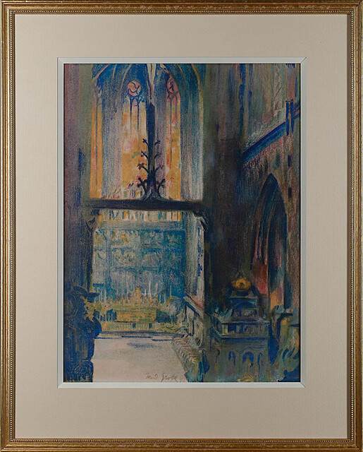 Litografia z teki "Kraków", 1911