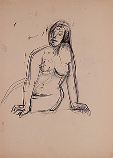 Akt kobiecy, lata 50-te XX w.