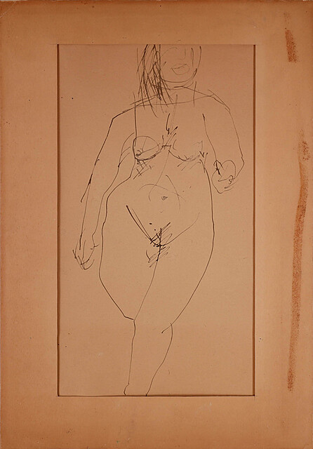 Szkic aktu kobiecego