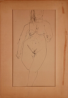 Szkic aktu kobiecego