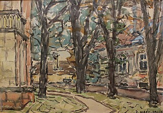 Pejzaż z Sandomierza, 1960