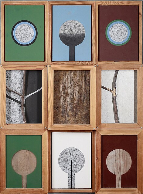 No 51 z cyklu "ALCHIMIE DE LA VISION, ARCHÉOLOGIE DE LA PENSÉE", 1984/1986