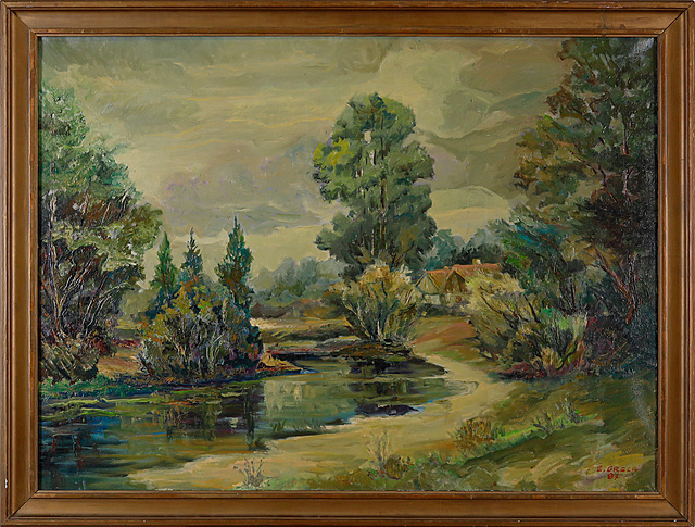 Pejzaż wiejski, 1987