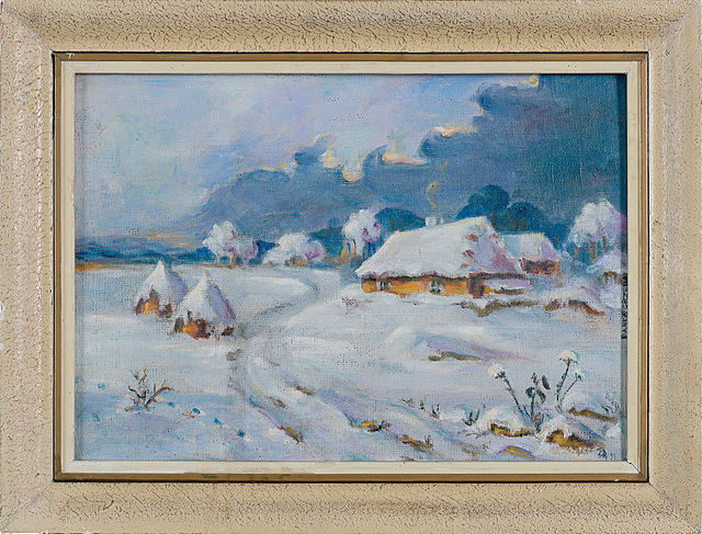 Pejzaż zimowy, 1991