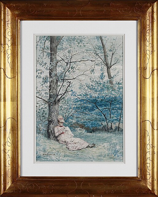 Odpoczynek w cieniu drzewa, 1878