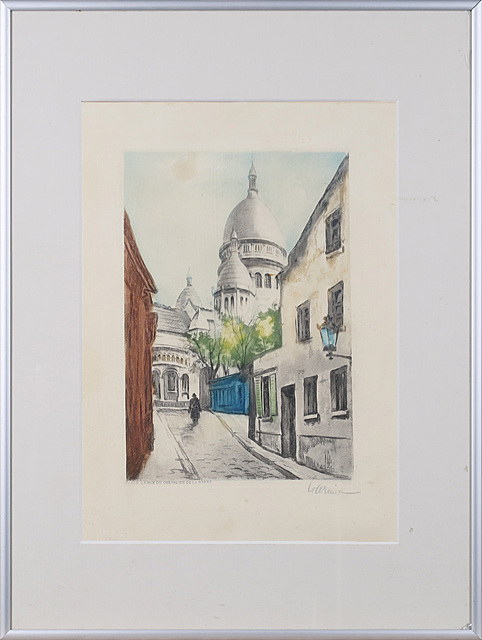 Paryż - Montmarte. Ulica Chevalier de la Barre