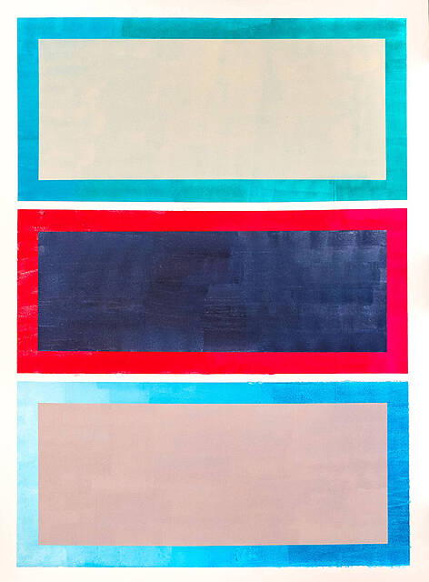 Trzy prostokąty (Three rectangles), 2024