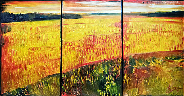 Rytm Pola, z cyklu Podróż przez Sen, 2025