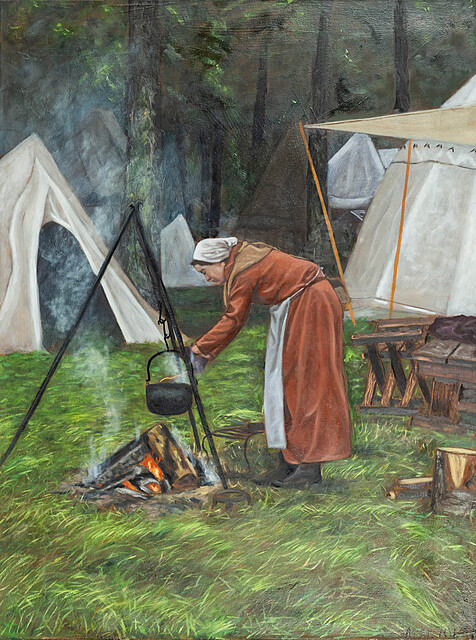 Scena z obozowiska 1410, 2025