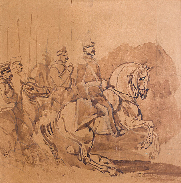 Książę Józef na koniu