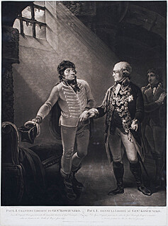 Car Paweł I ułaskawia Kościuszkę