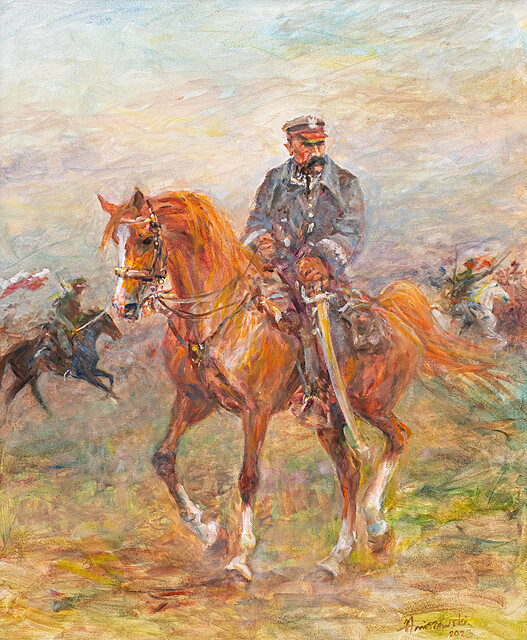 Marszałek Piłsudski na koniu, 2023