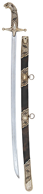 Szabla dekoracyjna, Węgry, XIX/XX w.