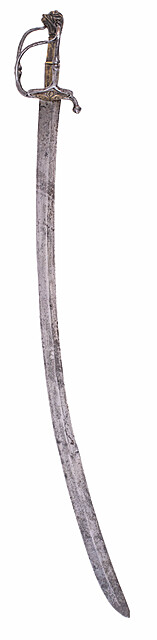 Szabla kawaleryjska, walońska, Niemcy lub Szwajcaria, XVIII w.