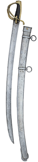 Szabla kawaleryjska, Europa Zachodnia, pocz. XIX w.