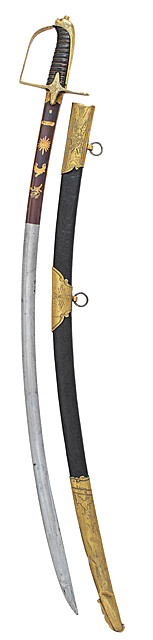 Szabla oficera strzelców konnych, XVIII/XIX w.