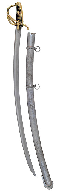 Szabla kawaleryjska, Francja, model AN XI, 1830