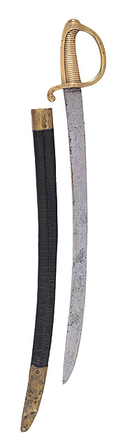 Tasak piechoty, tzw. briquet, Francja, pocz. XIX w.