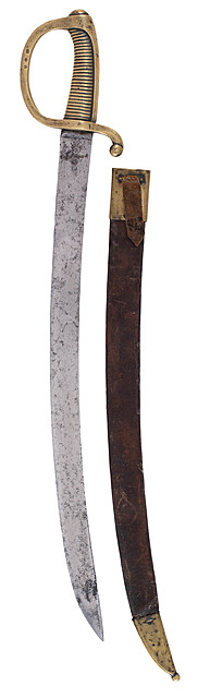 Tasak szeregowych piechoty, tzw. briquet, Francja, pocz. XIX w.