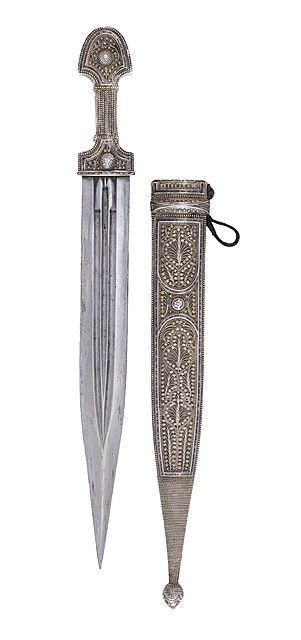 Puginał typu kama, Kaukaz, ok. 1800