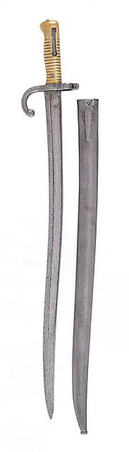 Bagnet typu jatagan, Francja, wz. 1866