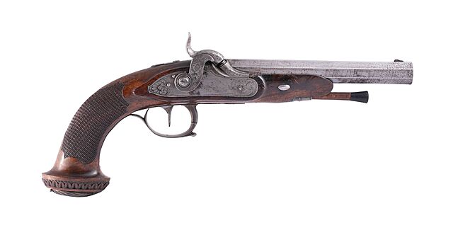 Pistolet kapiszonowy, Europa Zachodnia, ok. 1850