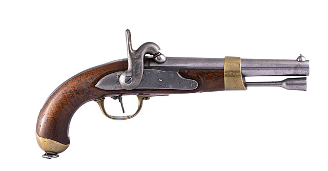 Pistolet kawaleryjski, Francja, model 1822 T Bis