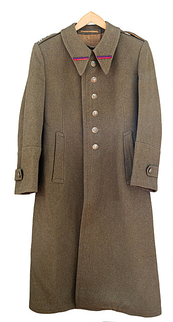 Płaszcz podpułkownika Wojska Polskiego, l. 40. XX w.