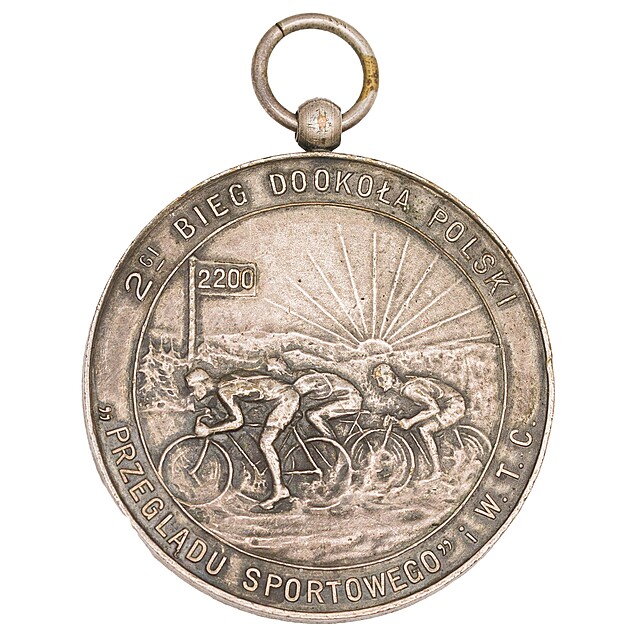 Medal sportowy „Drugi Bieg Dookoła Polski”, 1929