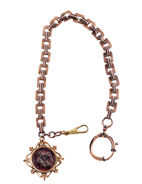 Dewizka patriotyczna z medalionem „Wiara, Nadzieja, Miłość”