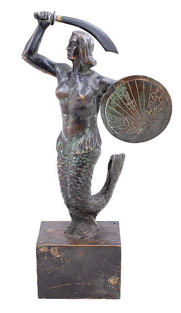 Figura Syrenki Warszawskiej, l. 20. XX w.