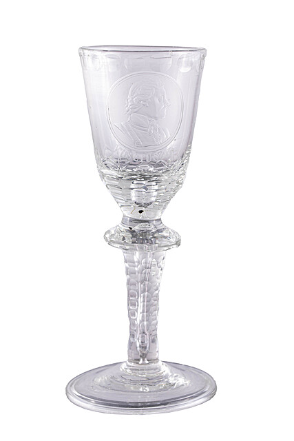 Kielich z wizerunkiem Tadeusza Kościuszki, Saksonia, 2 poł. XVIII w.