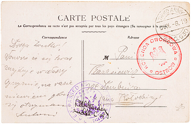 Poczta polowa w Wielkopolsce w 1919 roku