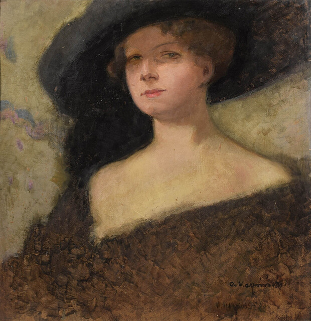 Portret kobiety w kapeluszu