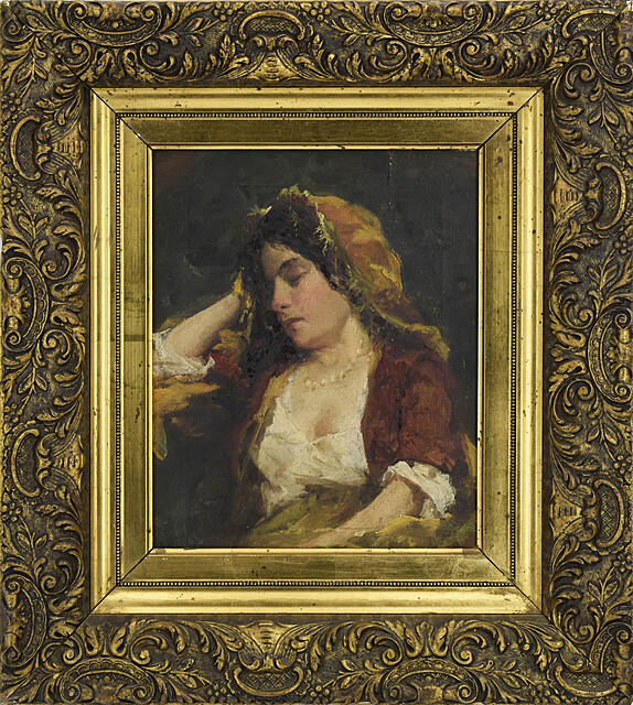 Kobieta w sennym letargu